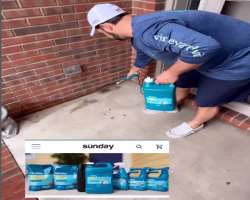 He promotes brands like Sunday pest control through his Instagram page.